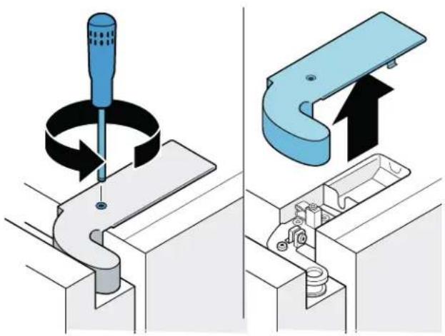 BOSCH B36CL80ENS - Ajuster le jeu vertical des portes du compartiment réfrigérateur : - 2