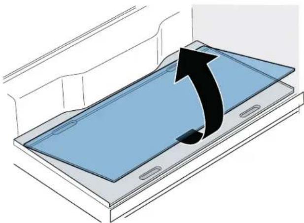 BOSCH B36CL80SNS - Remove the glass plate: - 2