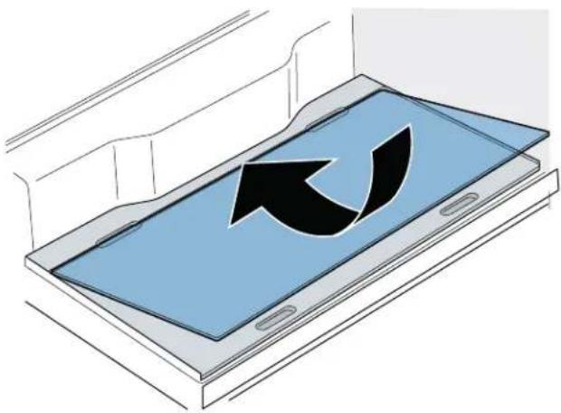 BOSCH B36CL80SNS - Montar la plac de cristal: - 1