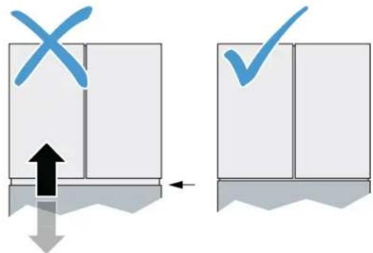 BOSCH B36CL80SNS - Aligning the drawers - 1