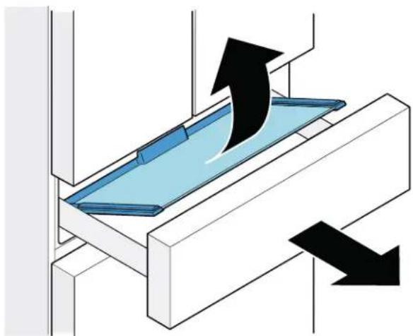 BOSCH B36CL80SNS - Démonter la plaque en verre : - 1