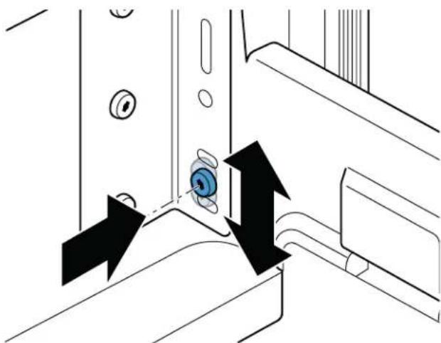 BOSCH B36CL80SNS - Vous pouvez ajuster le tiroir verticalement : - 4