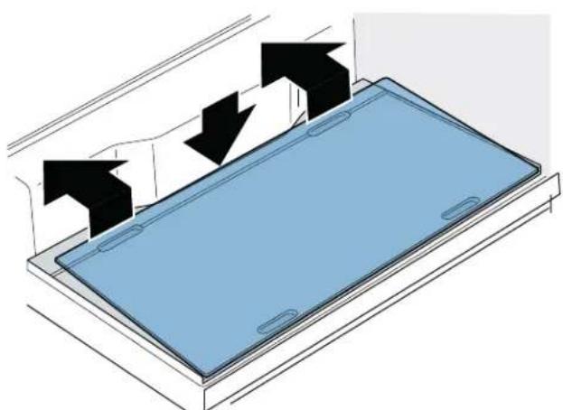 BOSCH B36CL80SNS - Démonter la plaque en verre : - 1