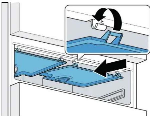 BOSCH B36CL80SNS - Install the cover: - 1