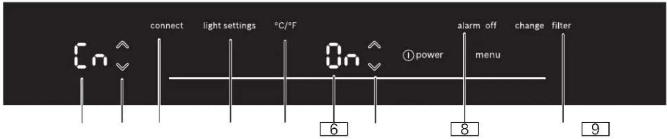 BOSCH B36CL80SNS - Controls submenu - 1
