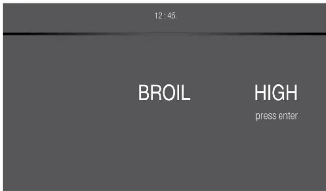 BOSCH HMCP0252UC - Setting Broil mode - 1