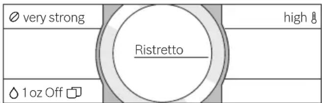 ø very strong Ristretto high 8 1 oz Off