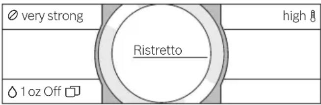 ø very strong Ristretto high 8 1 oz Off