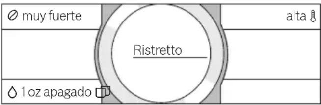 ø muy fuerte Ristretto alta 8 1 oz apagado