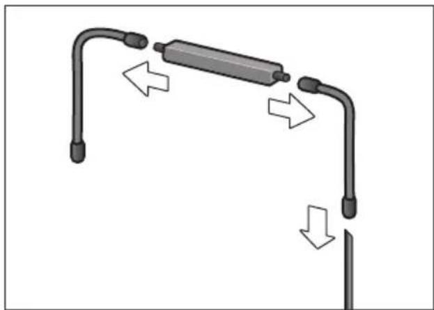 BOSCH BCM8450UC - Limpiar manualmente el sistema de leche - 3