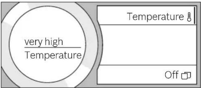 very high Temperature Temperature ? Off
