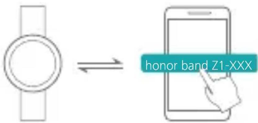 HUAWEI Honor Band Z1 - Connette honor band al Telefono via Bluetooth. - 1