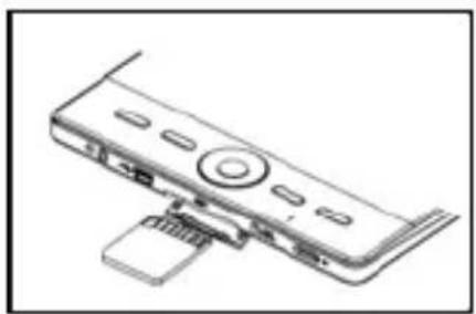 MPMAN Colorbook 7 - Insertion de carte mémoire - 1