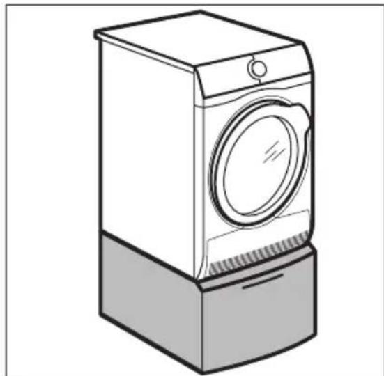 AEG T6DBC482 - Socle avec tiroir - 1
