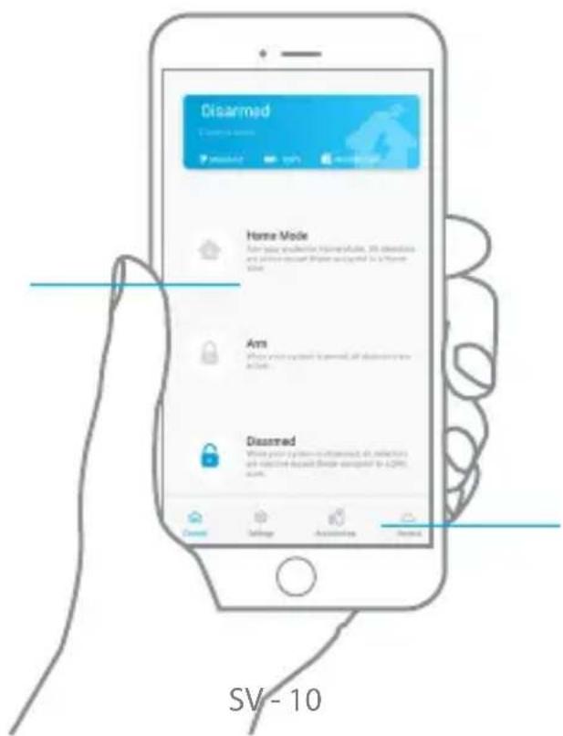 eTiger S6 SIM WiFi Secual - APP-gränsnitt - 1
