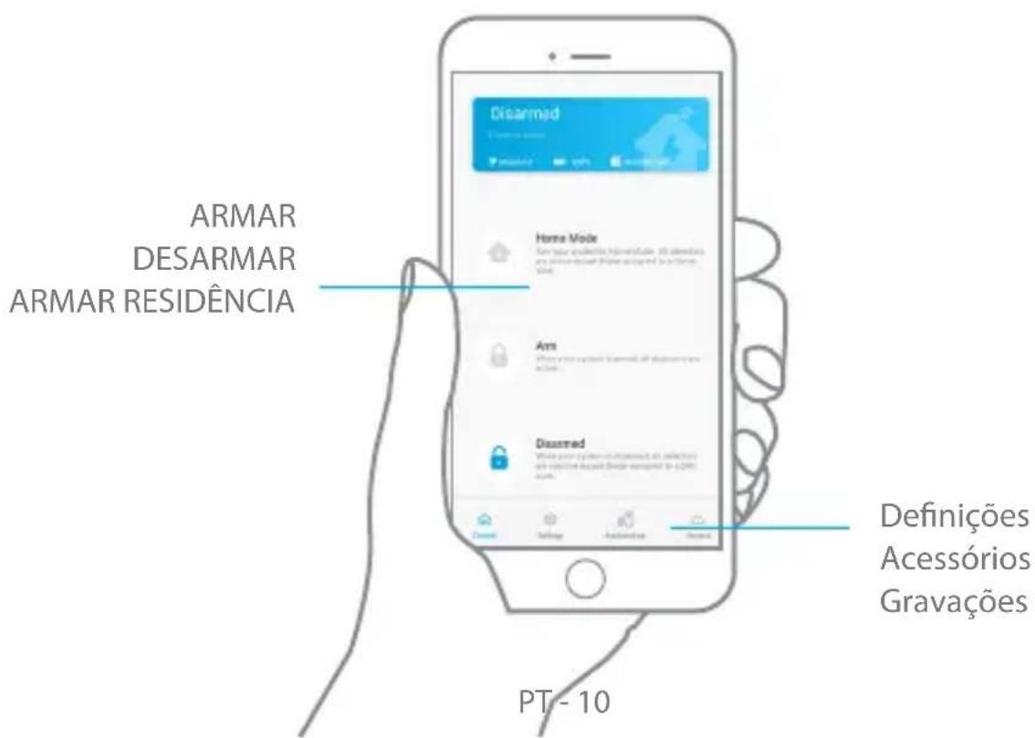 eTiger S6 SIM WiFi Secual - Interface da aplicação - 1