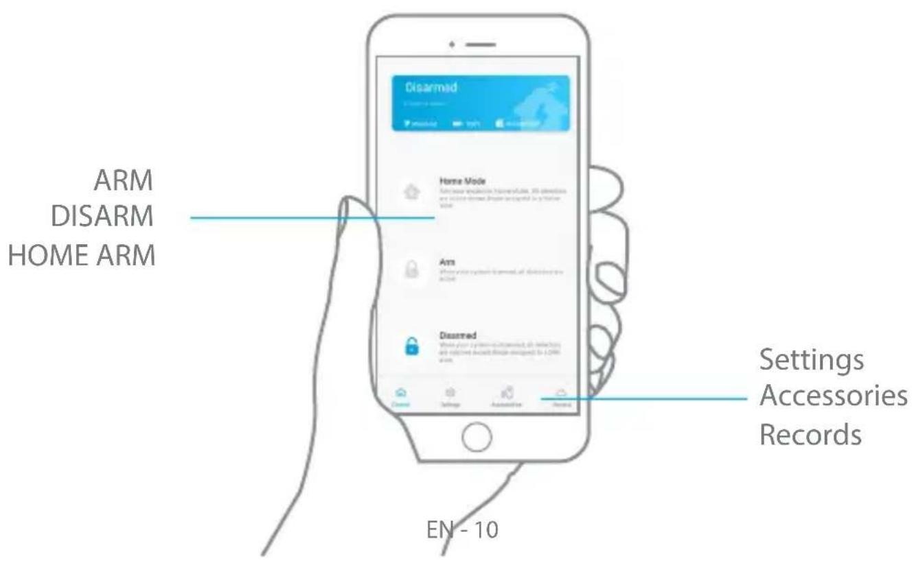 eTiger S6 SIM WiFi Secual - APP interface - 1