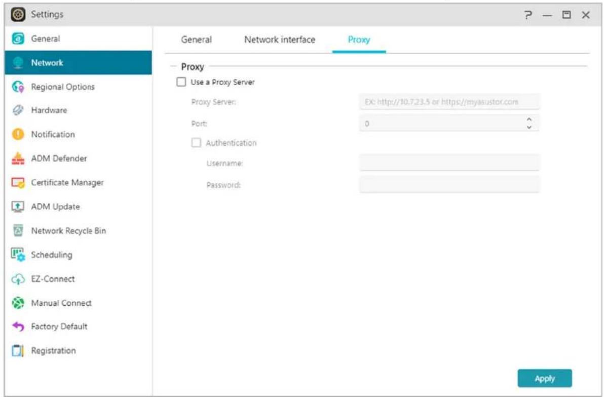 Asustor AS5304T - (3)Proxy : - 1