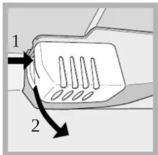 INDESIT RA 27 IX (FR) (0) - Het lampje vervangen - 1
