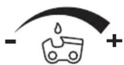 STIGA SP 526 - Make sure the bar and the chain are face when you check the oil delivery. - 1