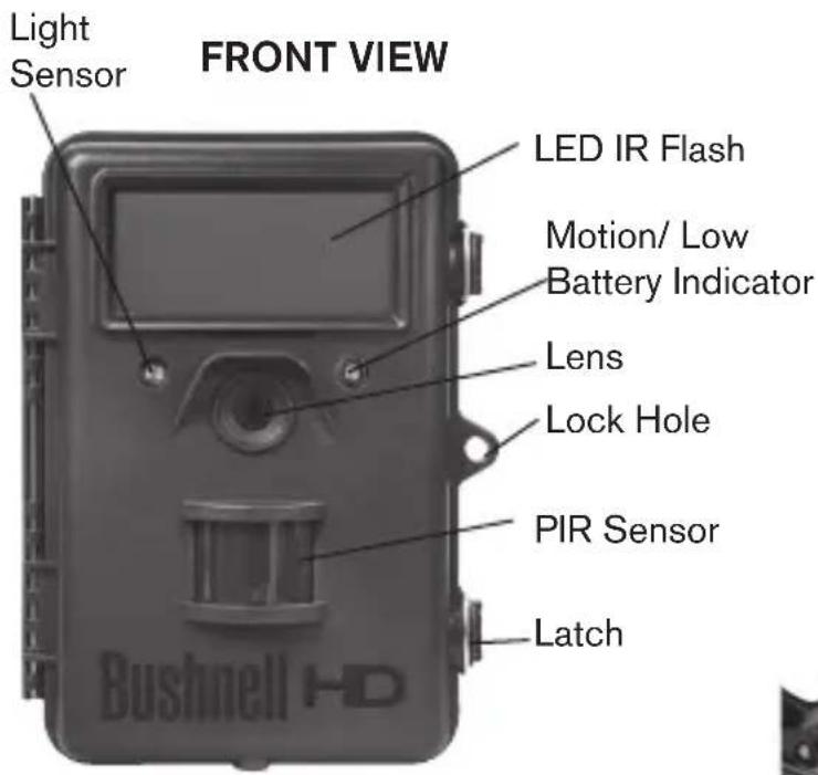 BUSHNELL Trophy Cam 119577 - PARTS AND CONTROLS - 1