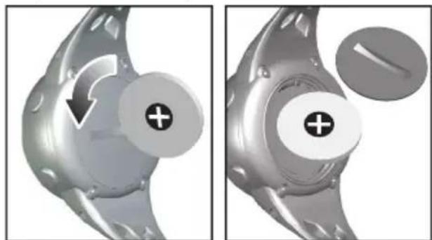 OREGON SCIENTIFIC SE332 - To replace watch battery: - 1