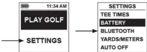 BUSHNELL Phantom - SETTINGSSMENUITEMS - 1
