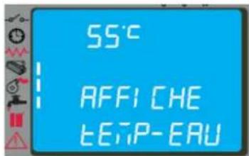 Cola Termo Charme Plus - Modification du préréglage de l'eau or ambiante - 2