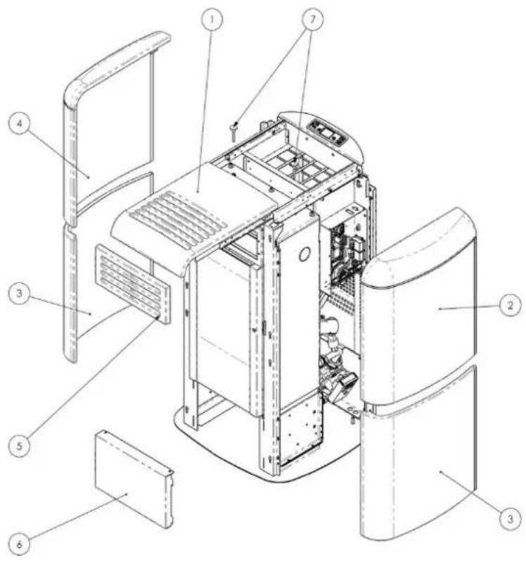 Cola Termo Charme Plus - Desmontaje mayólica de TERMOCHARME PLUS - 1
