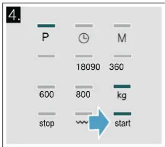 SIEMENS BE525LMS0H - Setting a programme - 4