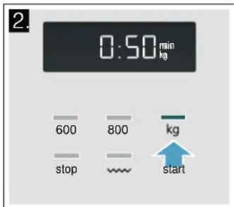 SIEMENS BE525LMS0H - Setting a programme - 2