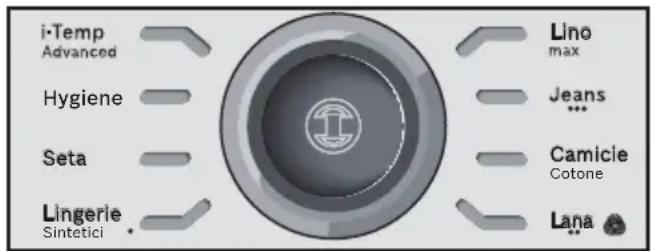 BOSCH Sensixx DS38 ProHygienic TDS383110H - Selezione del programma - 1