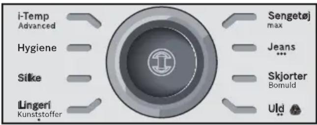 BOSCH Sensixx DS38 ProHygienic TDS383110H - Programvalg - 1