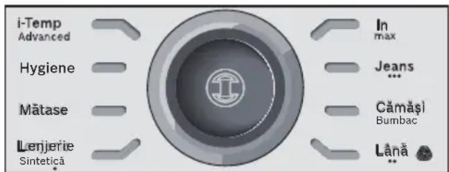 BOSCH Sensixx DS38 ProHygienic TDS383110H - Selectarea programelor - 1
