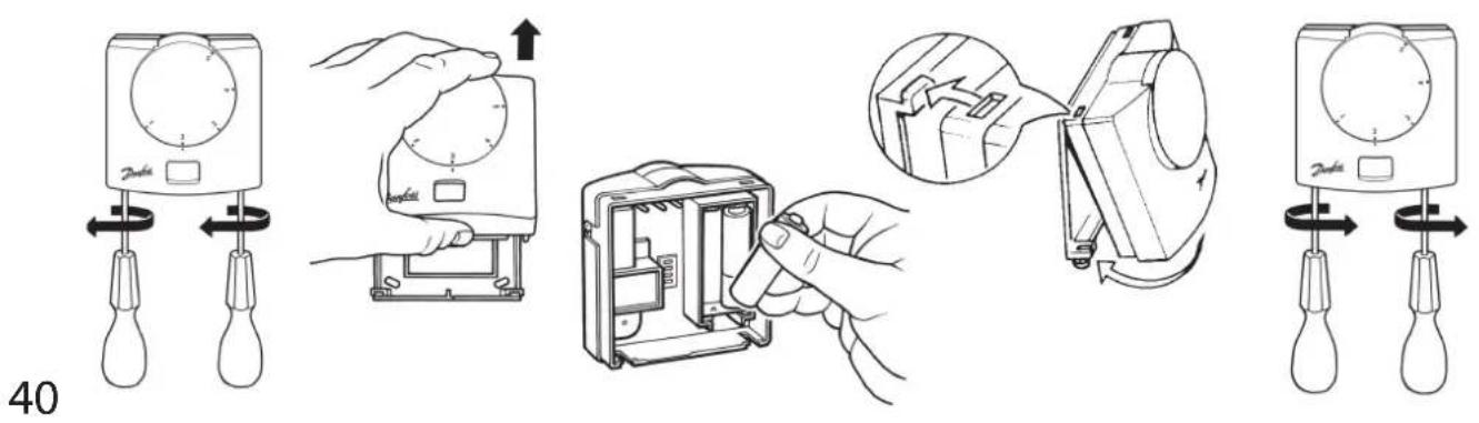DANFOSS RET B + RF - IMPORTANTE – usar pilas alcalinas - 1