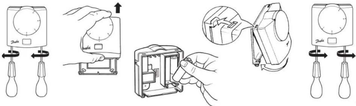 DANFOSS RET B + RF - Batteriewarnanzeige - 1