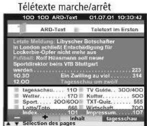 LOEWE Xelos SL 37 HDDR+ - Mode Télextexe - 2