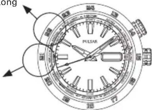 PULSAR Regular PY7003X1 - SI LE NOM DES PRINCIPALES VILLES EST GRAVÉ SUR L'ANNEAU ROTATIF INTÉRIEUR - 2