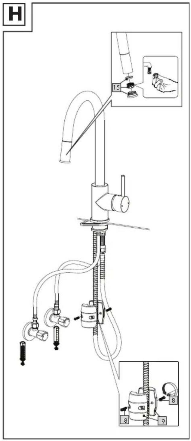 MIOMARE IAN 271370 - MITIGEUR D'ÉVIER PREMIUM - 8