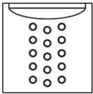 MIOMARE IAN 311421 - The hand shower 1 has the following functions: - 5