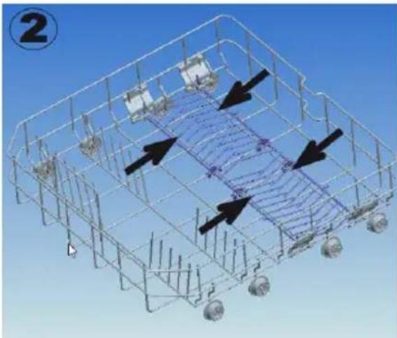 SHARP QWGX13F472WDE - Clayettes pliables - 2