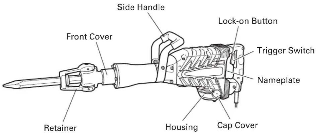 HITACHI H 65SD2 - NAME OF PARTS - 1