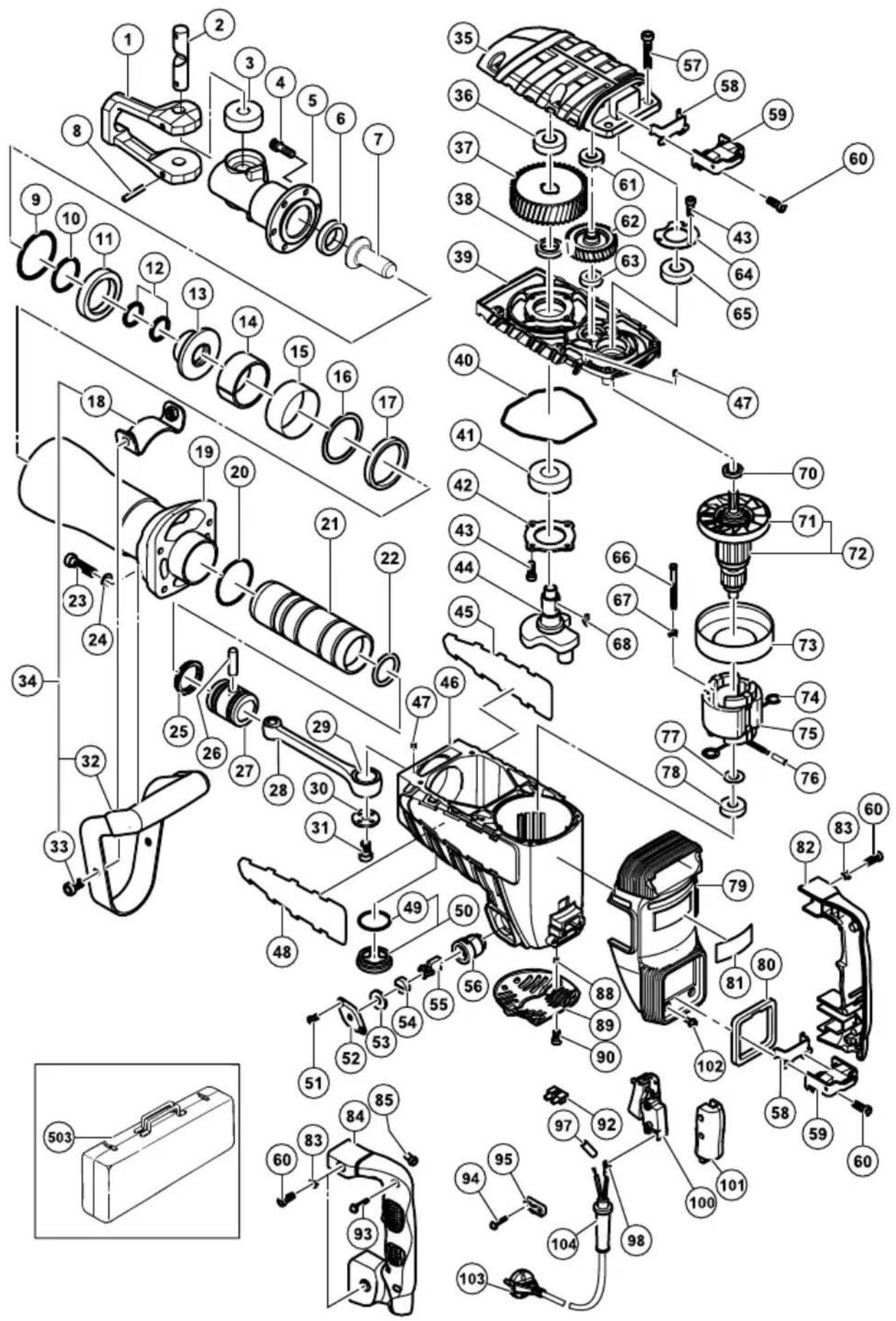 HITACHI H 65SD2 - FORMA DE USAR EL MARTILLO DEMOLEDOR - 1
