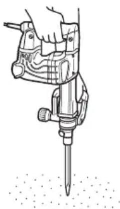 HITACHI H 45FRV - COMMENT UTILISER LE MARTEAU DE DEMOLITION - 1
