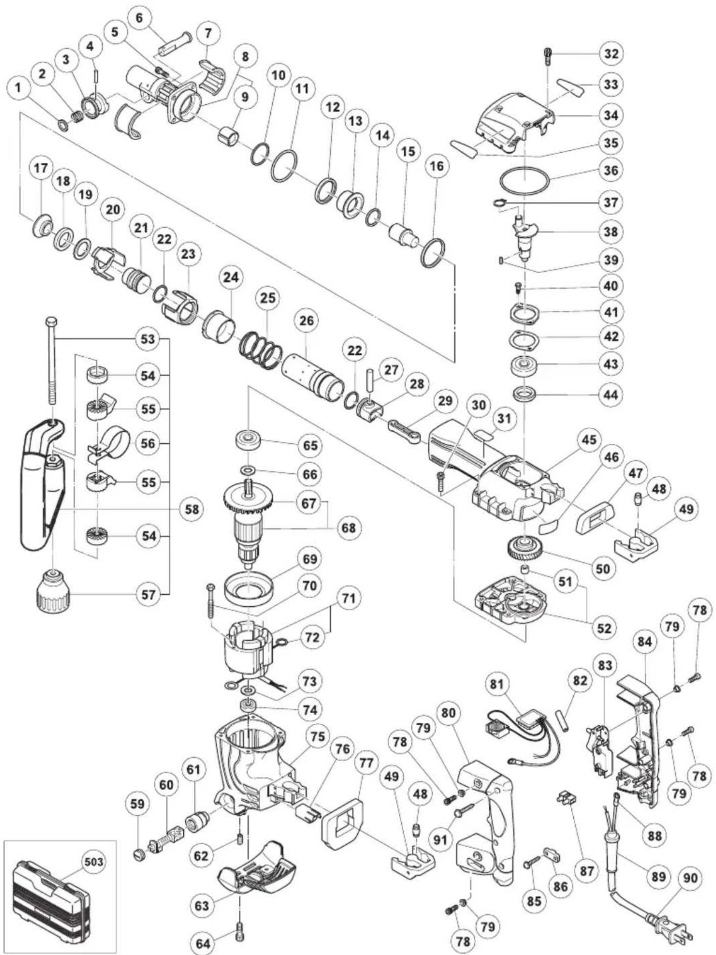 HITACHI H 45FRV - NOTA: - 1