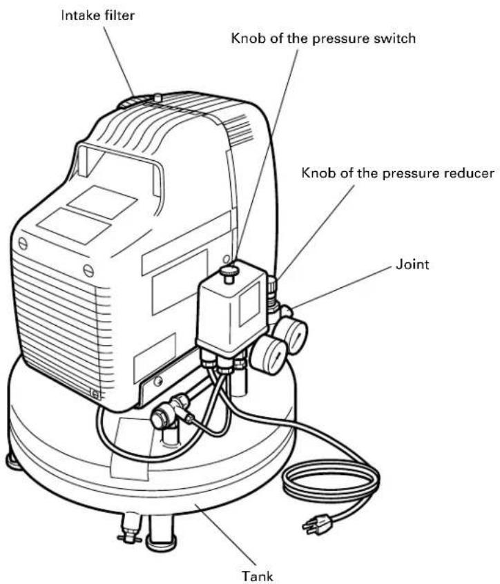 HITACHI EC 10SB (S) - NAME OF PARTS - 1