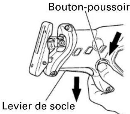HITACHI CR 13VB - Réglage du socle - 1