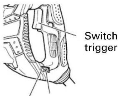 HITACHI CR 13VB - Adjusting the blade reciprocating speed - 1