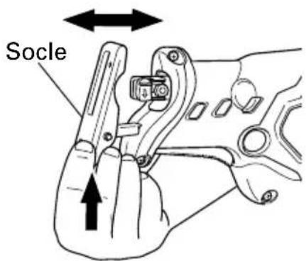 HITACHI CR 13VB - Réglage du socle - 2