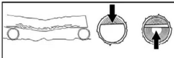 POULAN Pro PR28CD - TYPES OF BUCKING CUTS - 3